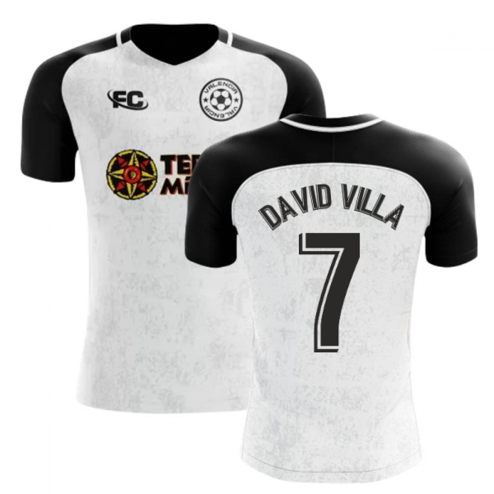 david villa valencia jersey