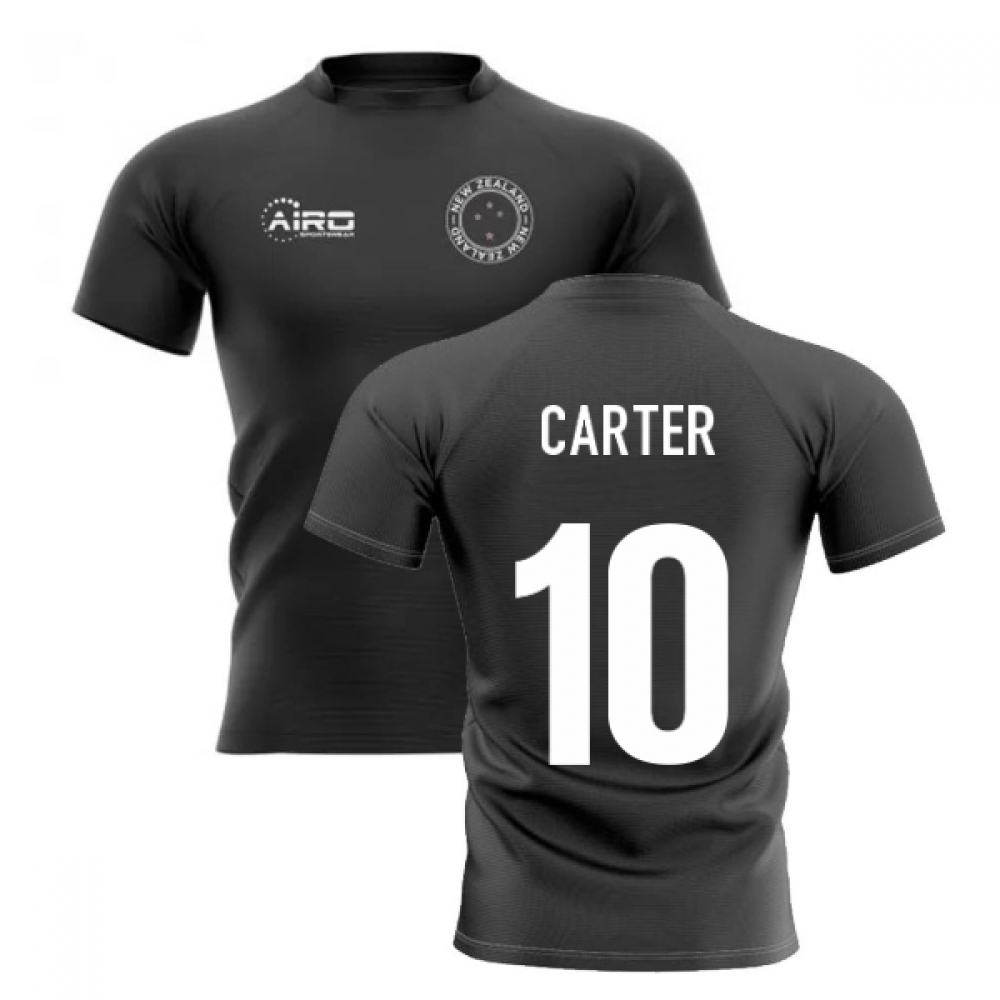 2024-2025 New Zealand Home Concept Rugby Shirt (Carter 10)