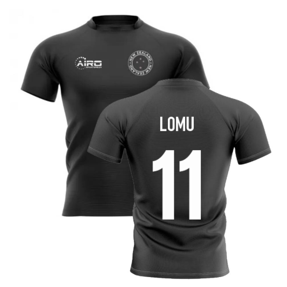 2024-2025 New Zealand Home Concept Rugby Shirt (Lomu 11)