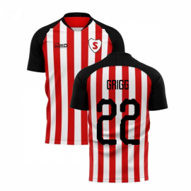 2024-2025 Sunderland Home Concept Football Shirt (Grigg 22)