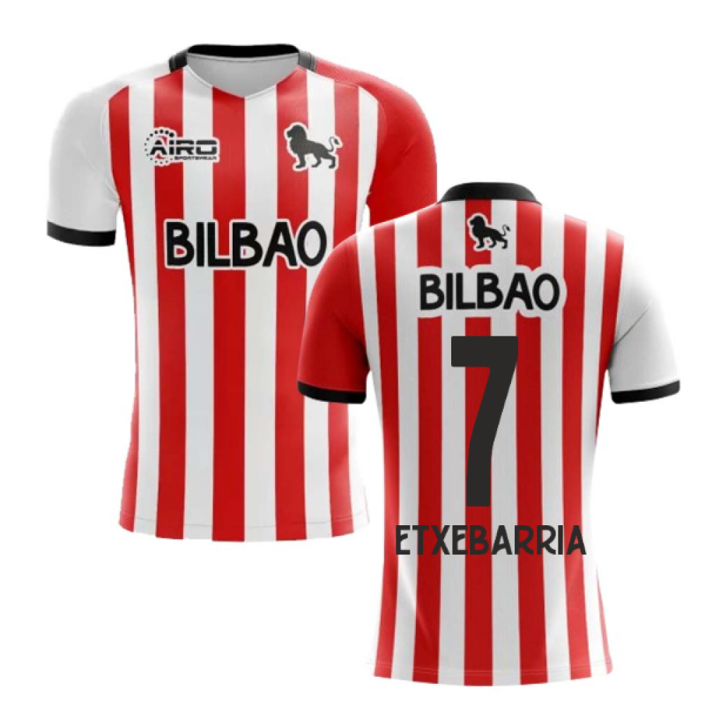 2024-2025 Athletic Bilbao Home Concept Football Shirt - Kids (ETXEBARRIA 7)