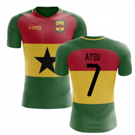 2024-2025 Ghana Flag Concept Football Shirt (Atsu 7) - Kids