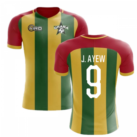 2024-2025 Ghana Home Concept Football Shirt (J. Ayew 9)