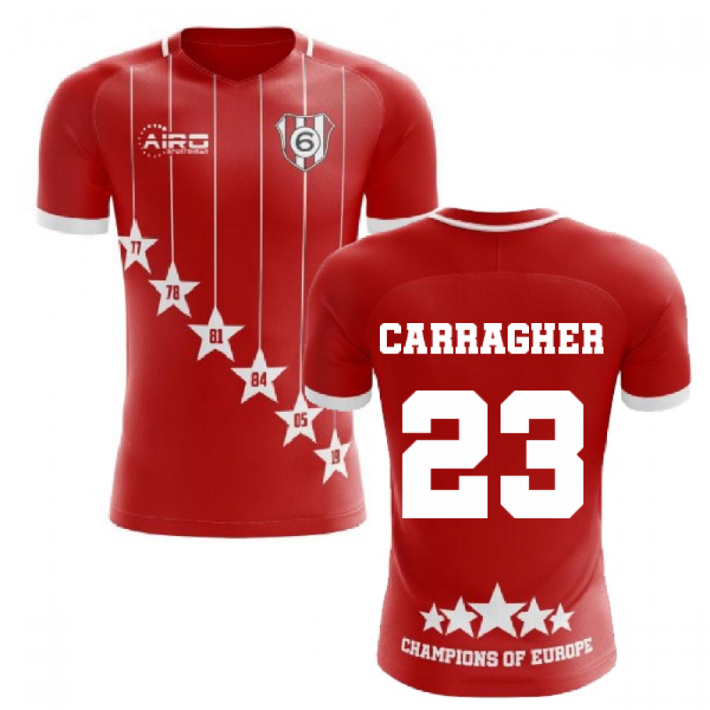 2024-2025 Liverpool 6 Time Champions Concept Football Shirt (Carragher 23)
