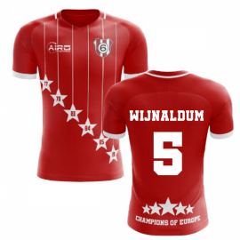 2024-2025 Liverpool 6 Time Champions Concept Football Shirt (Wijnaldum 5)