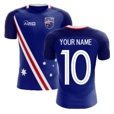 2024-2025 Australia Flag Away Concept Football Shirt (Your Name)