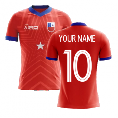 2024-2025 Chile Home Concept Football Shirt (Your Name)