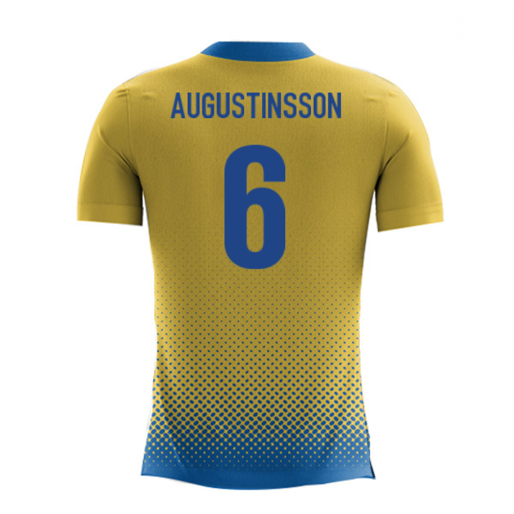 2024-2025 Sweden Airo Concept Home Shirt (Augustinsson 6)