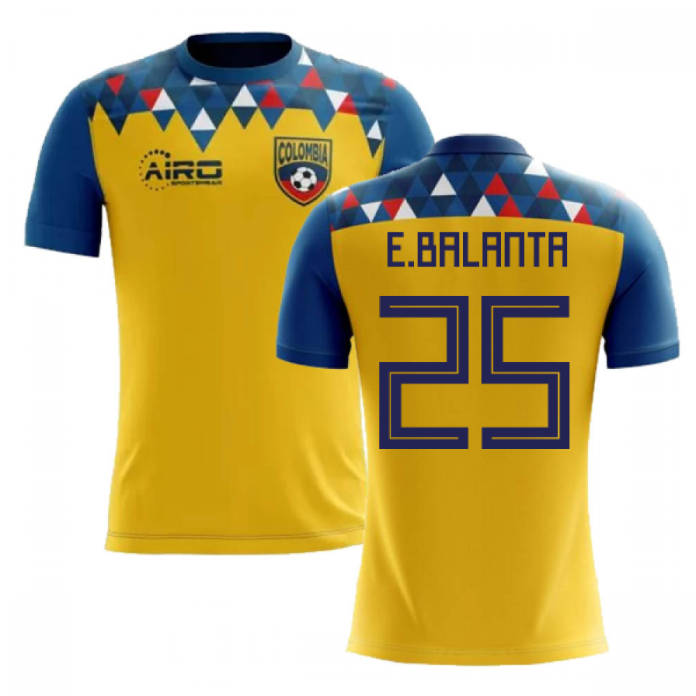 20232024 Colombia Concept Football Shirt (E.Balanta 25) Kids
