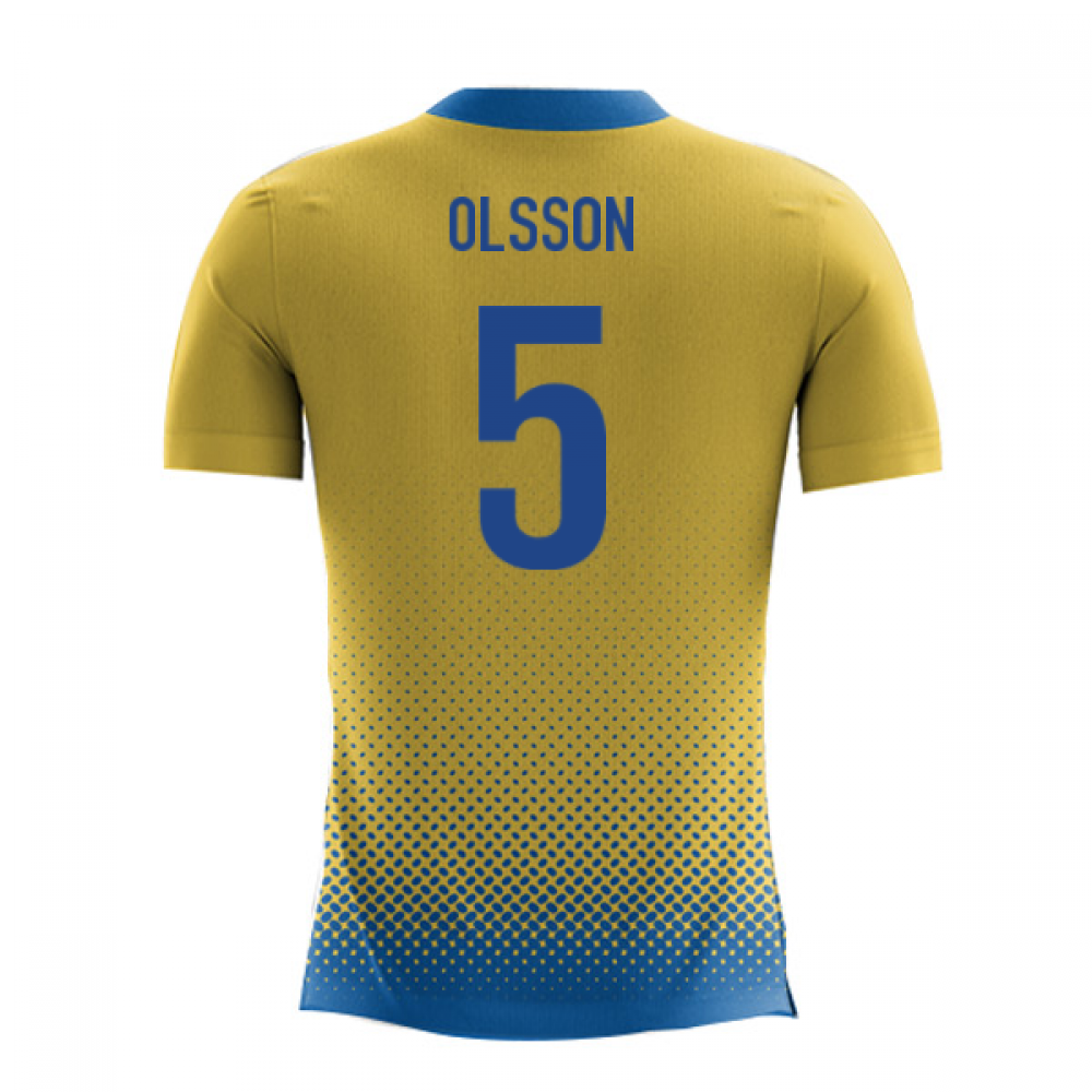 2024-2025 Sweden Airo Concept Home Shirt (Olsson 5)