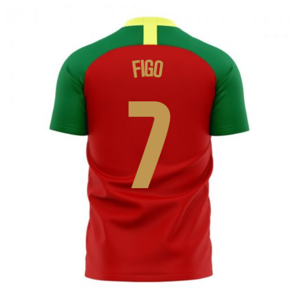 Portugal 2024-2025 Home Concept Football Kit (Airo) (FIGO 7)